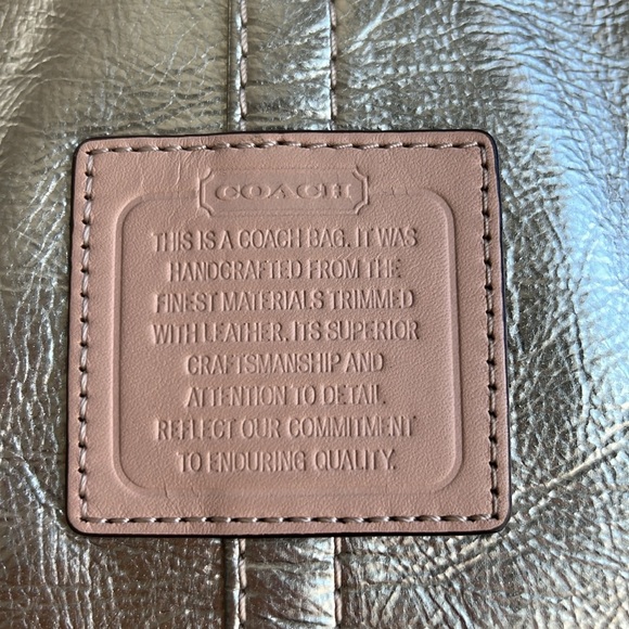 COACH Champagne Gold Tote - Picture 4 of 16